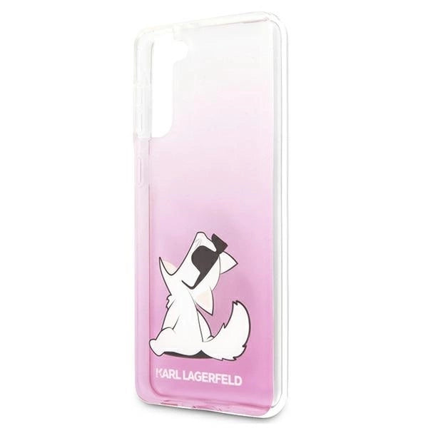 Karl Lagerfeld KLHCS21MCFNRCPI S21+ G996 hardcase różowy/pink Choupette Fun_5