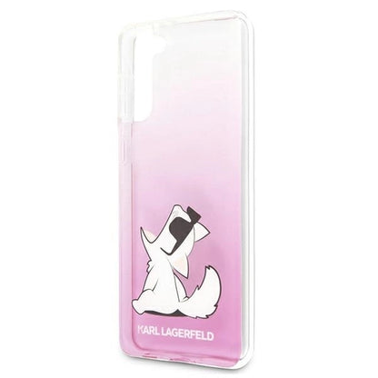 Karl Lagerfeld KLHCS21MCFNRCPI S21+ G996 hardcase różowy/pink Choupette Fun_5