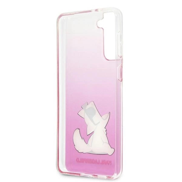 Karl Lagerfeld KLHCS21MCFNRCPI S21+ G996 hardcase różowy/pink Choupette Fun_6