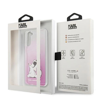 Karl Lagerfeld KLHCS21MCFNRCPI S21+ G996 hardcase różowy/pink Choupette Fun_7