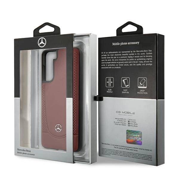 Mercedes MEHCS21MARMRE S21+ G996 czerwony/red hardcase Urban Line_7
