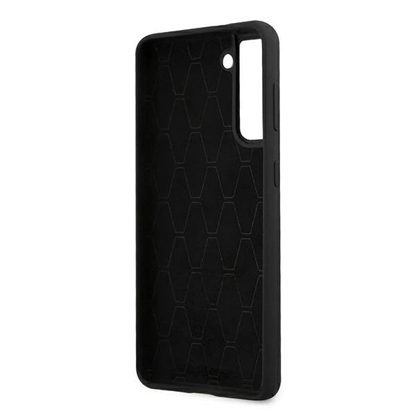 Etui BMW BMHCS21MSIVTBK S21+ G996 czarny/black Silicone Stripes M Collection_6