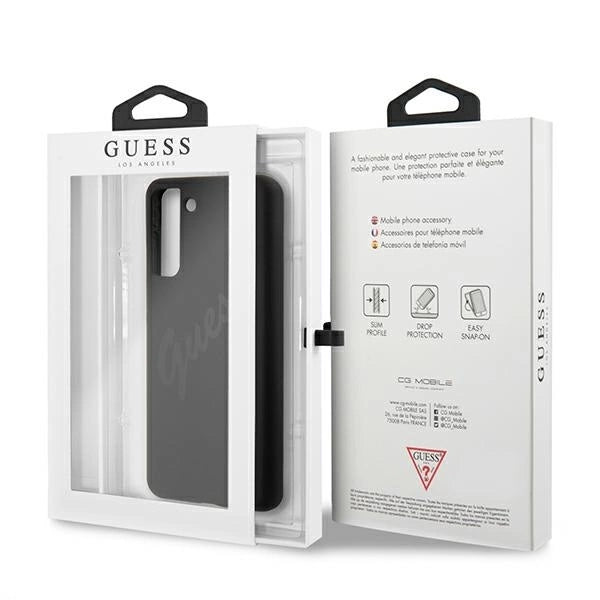 Guess GUHCS21MLSVSBK S21+ G996 black/black hardcase Script Vintage_7