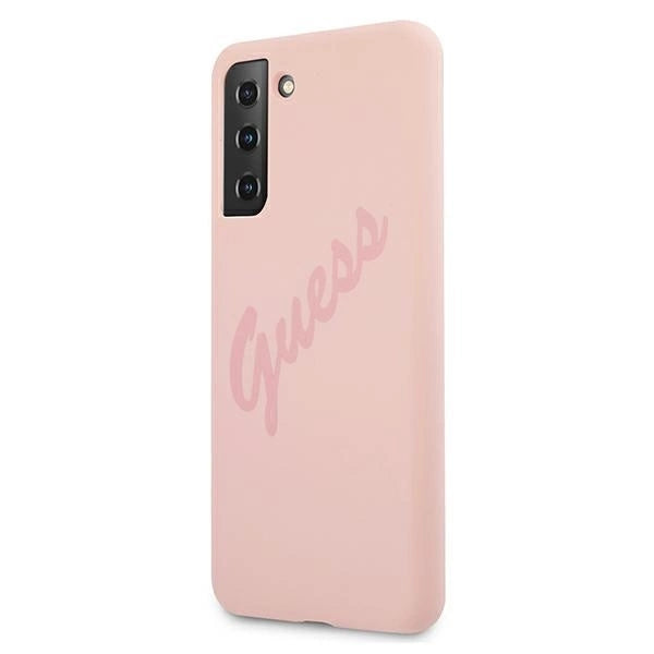 Guess GUHCS21MLSVSPI S21+ G996 pink/pink hardcase Script Vintage_1