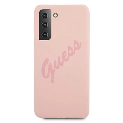 Guess GUHCS21MLSVSPI S21+ G996 pink/pink hardcase Script Vintage_2