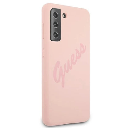 Guess GUHCS21MLSVSPI S21+ G996 pink/pink hardcase Script Vintage_3