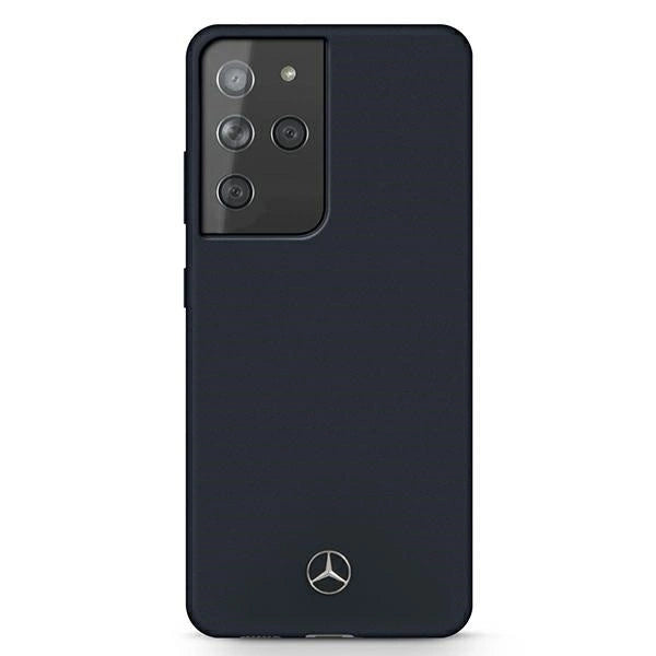 Mercedes MEHCS21LSILNA S21 Ultra G998 niebieski/blue hardcase Silicone Line_0