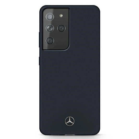 Mercedes MEHCS21LSILNA S21 Ultra G998 niebieski/blue hardcase Silicone Line_0