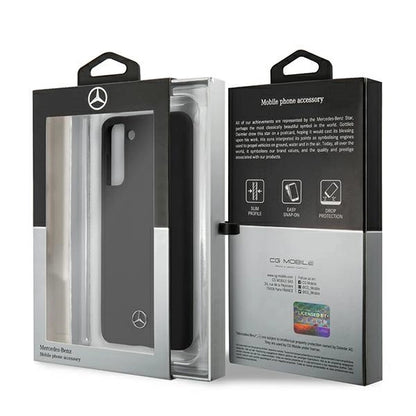 Mercedes MEHCS21MSILBK S21+ G996 czarny/black hardcase Silicone Line_7