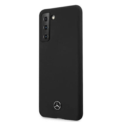 Mercedes MEHCS21SSILBK S21 G991 czarny/black hardcase Silicone Line_1