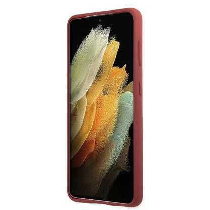 Mercedes MEHCS21SSILRE S21 G991 czerwony/red hardcase Silicone Line_4