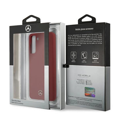 Mercedes MEHCS21SSILRE S21 G991 czerwony/red hardcase Silicone Line_7