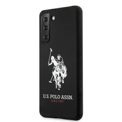 US Polo USHCS21MSLHRBK S21+ G996 czarny/black Silicone Logo_1
