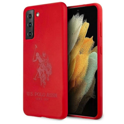 US Polo USHCS21MSLHRTRE S21+ G996 czerwony/red Silicone On Tone_0
