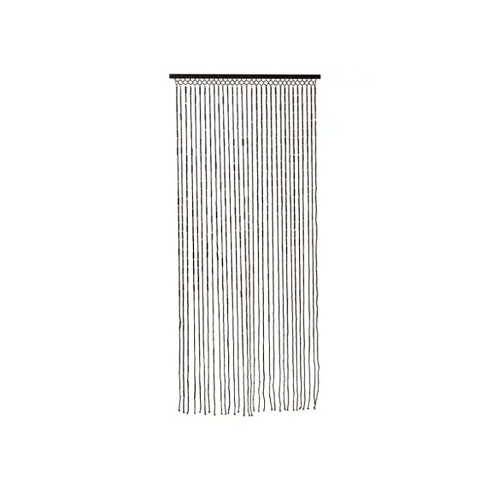 Cortina de bambu, cor castanho escuro, para porta, 90 x 200 cm_0