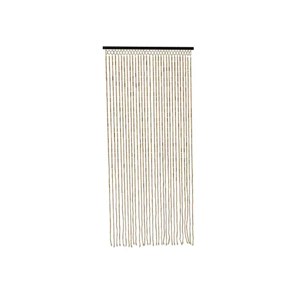 Cortina de bambu, cor natural, para porta, 90 x 200 cm_0