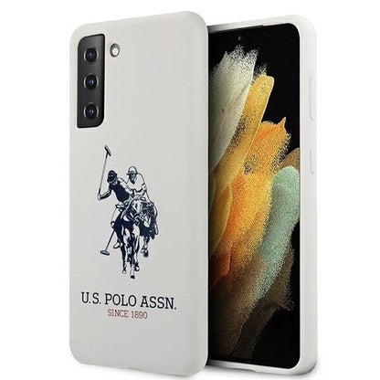 US Polo USHCS21SSLHRWH S21 G991 biały/white Silicone Logo_0