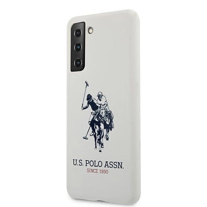 US Polo USHCS21SSLHRWH S21 G991 biały/white Silicone Logo_1