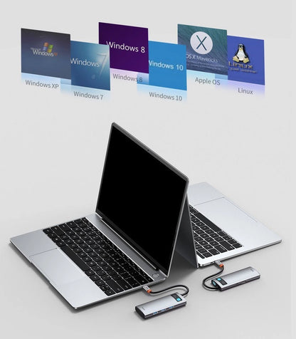 Baseus Metal Gleam Series 5-in-1 Multifunctional HUB USB Type C - USB Type C Power Delivery 100 W / HDMI 4K 30 Hz / 3x USB 3.2 Gen 1 (CAHUB-CX0G)_28