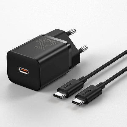 Baseus Super Si fast charger Quick Charge 3.0 Power Delivery 25W 3A + Cable USB Type C - USB Type C 3A 1m black (TZCCSUP-L01)_29