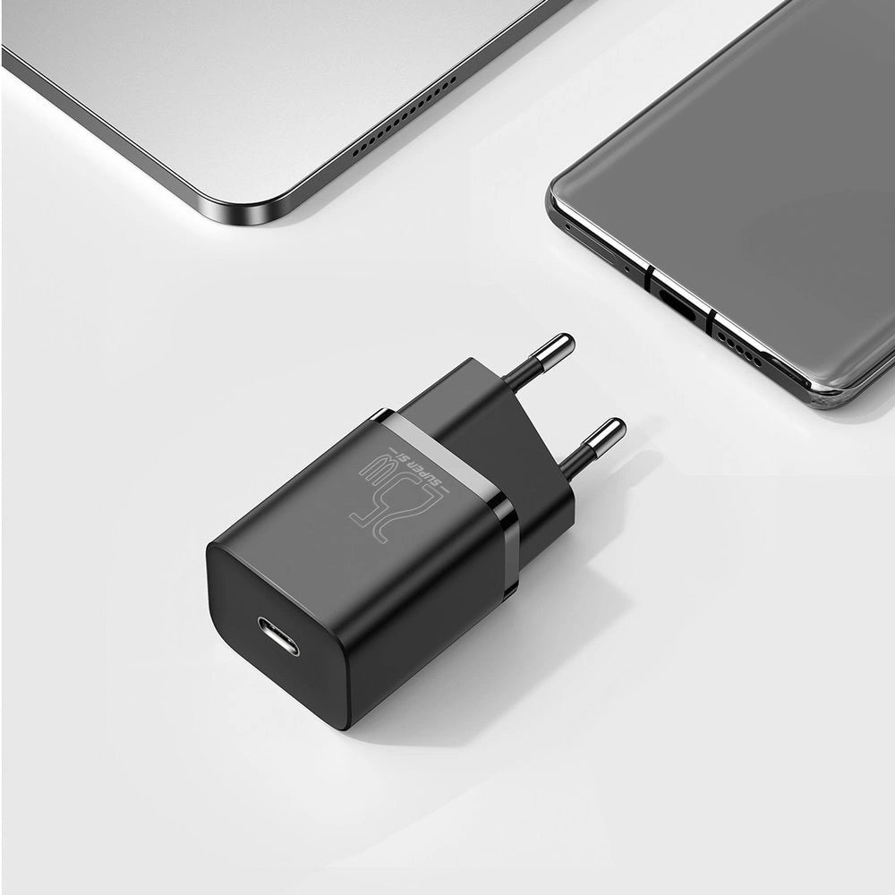 Baseus Super Si fast charger Quick Charge 3.0 Power Delivery 25W 3A + Cable USB Type C - USB Type C 3A 1m black (TZCCSUP-L01)_21