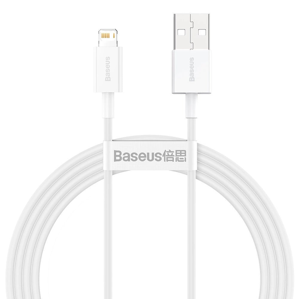 Baseus Superior USB - Lightning cable 2.4A 1.5 m White (CALYS-B02)_0