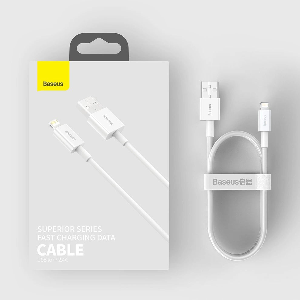 Baseus Superior USB - Lightning cable 2.4A 1.5 m White (CALYS-B02)_30