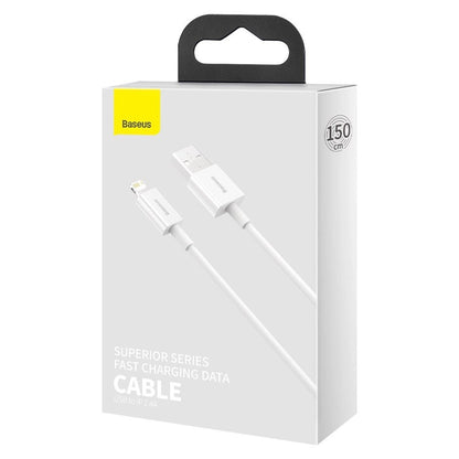 Baseus Superior USB - Lightning cable 2.4A 1.5 m White (CALYS-B02)_9
