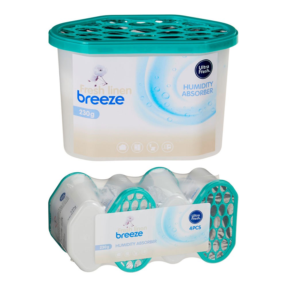 Desumidificador com aroma de roupa limpa (fresh linen), 230 g x 4 un_0