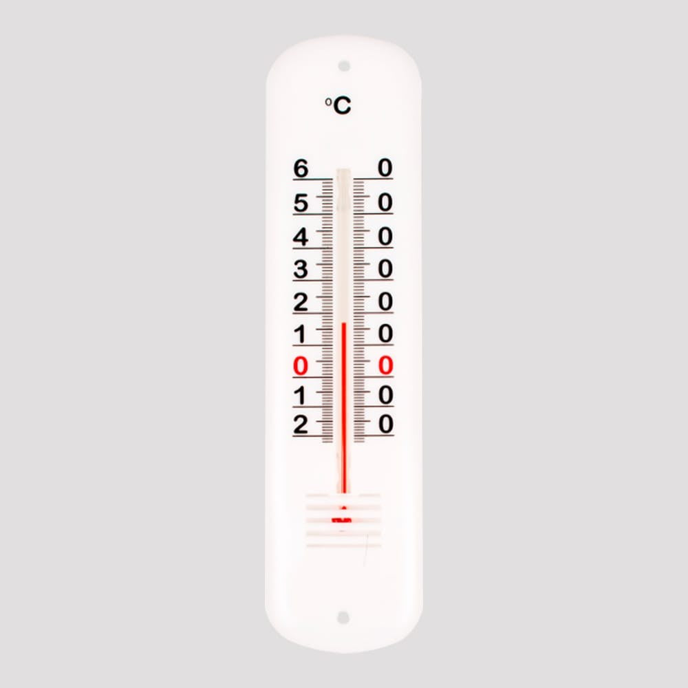 TermÃ³metro de plÃ¡stico, 19 cm, branco_0