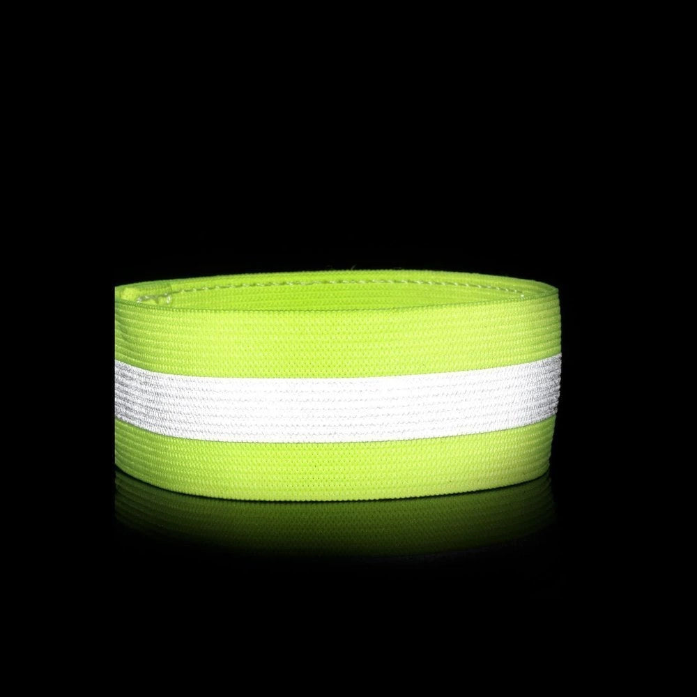 Reflective armband bicycle running velcro 4cm orange_2