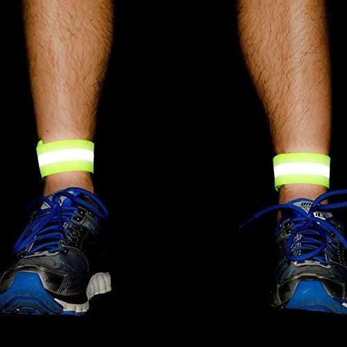 Reflective armband bicycle running velcro 4cm orange_3