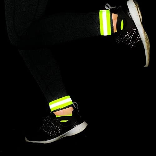 Reflective armband bicycle running velcro 4cm orange_4