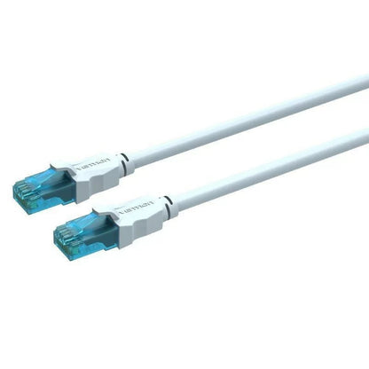 Cabo de Rede RJ45 UTP Vention VAP-A10-S075 Cat.5e/ 75cm/ Azul e Branco