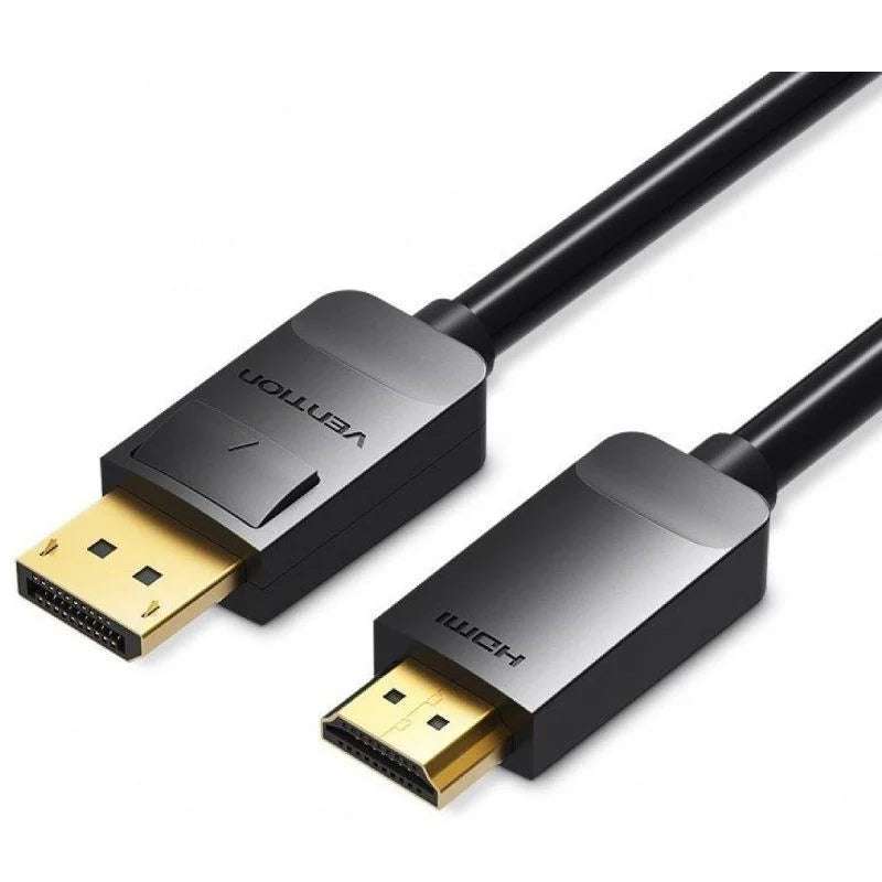 Cabo Conversor DisplayPort Macho para HDMI Macho / Vention HADBI / 3m / Preto
