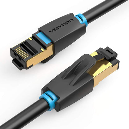 Cabo de Rede RJ45 SFTP Vention Cat.8 15m Preto VEN-CAB_IKABN