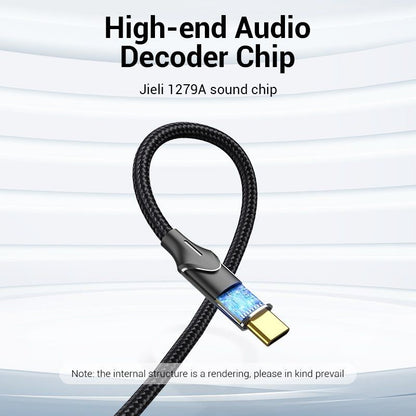 Cabo Conversor 2x RCA Macho - USB Tipo-C Macho / 1.5m / Cinza