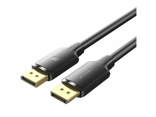 Cabo Vention HAKBF/ DisplayPort Macho para DisplayPort 4K Macho/ 1m/ Preto