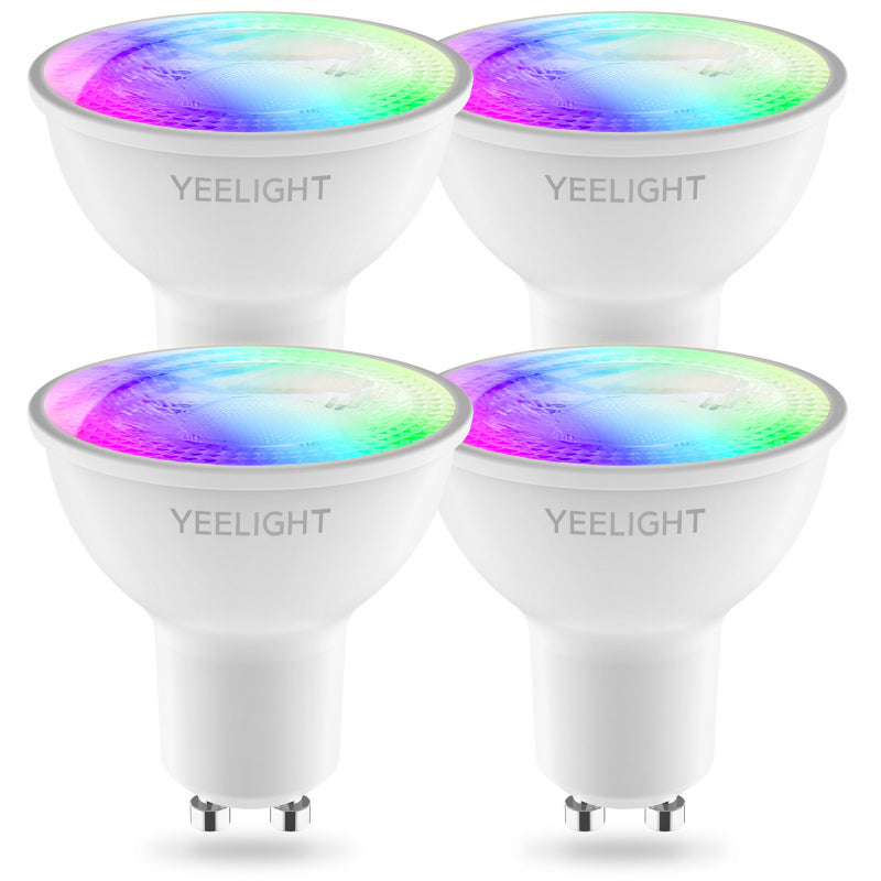Lâmpadas YEELIGHT LED GU10 Multicolor W1 Pack 4