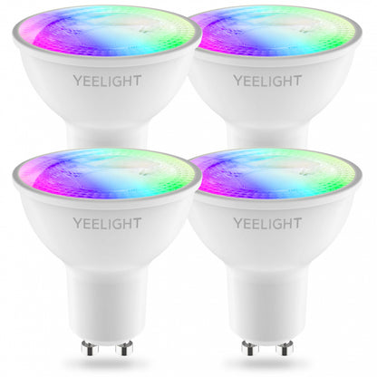 Lâmpadas YEELIGHT LED GU10 Multicolor W1 Pack 4