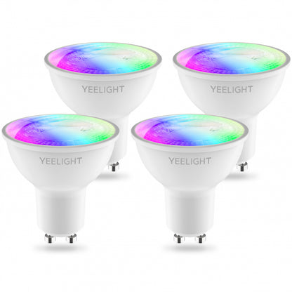 Lâmpadas YEELIGHT LED GU10 Multicolor W1 Pack 4