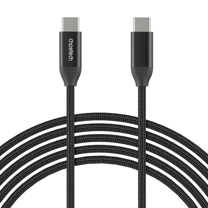 Cabo USB-C para USB-C Choetech XCC-1036 / 240W /2m / Preto
