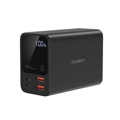 Powerbank Choetech B635BK USB-A / USB-C / 22.5W / 27000mAh / Preto