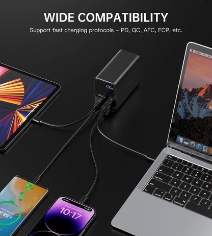 Powerbank Choetech B635BK USB-A / USB-C / 22.5W / 27000mAh / Preto
