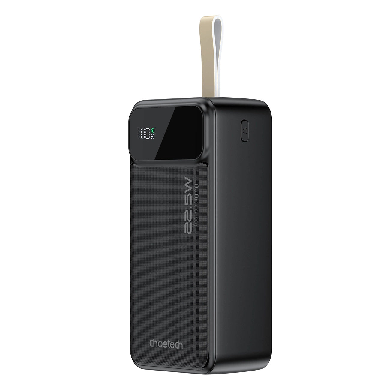 Powerbank Choetech PD22.5W / Dual USB-A+Type-C / 40000mAh / Preto