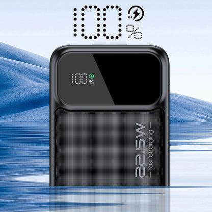 Powerbank Choetech PD22.5W / Dual USB-A+Type-C / 40000mAh / Preto