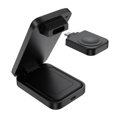 Carregador Magnético 3-em-1 Choetech T611-F / 15W / para iPhone