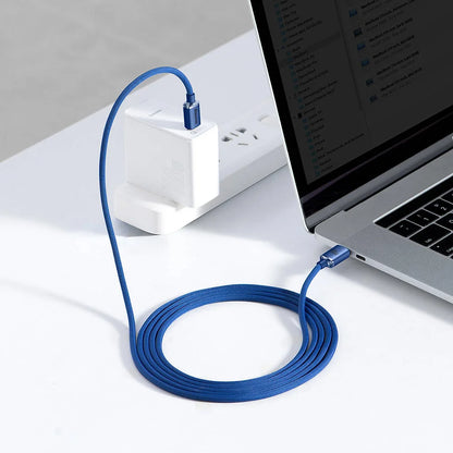 Cabo USB-C para USB-C Baseus Crystal Shine / 100W / 2m / Azul