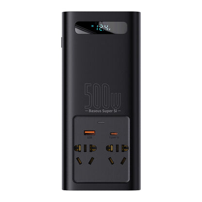Inversor para Automóvel BASEUS 150W 12V / 500W 220V Fichas EU/CN