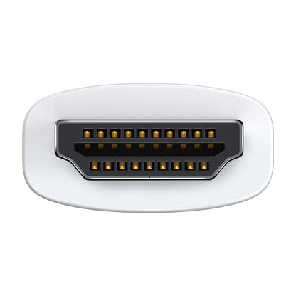 Adaptador Baseus HDMI Macho para VGA Fêmea + mini jack 3.5mm / WKQX010102 / Branco